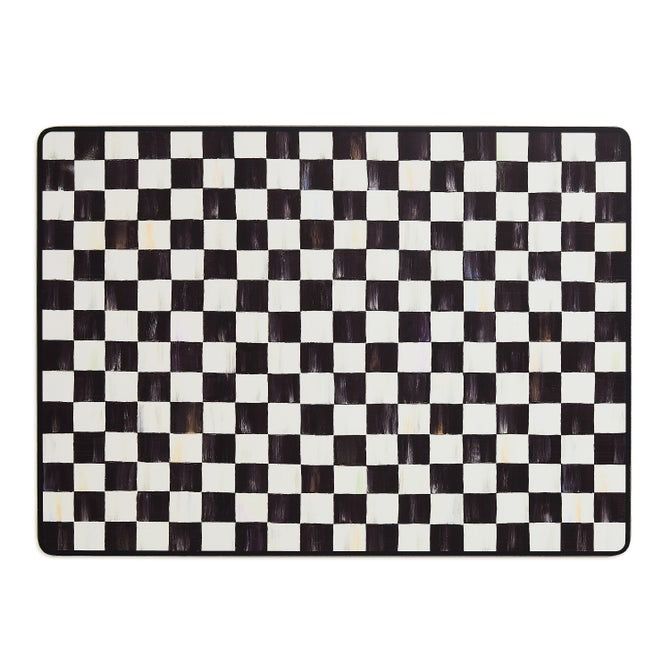 Courtly Checked Cork Back Placemat Set of 4