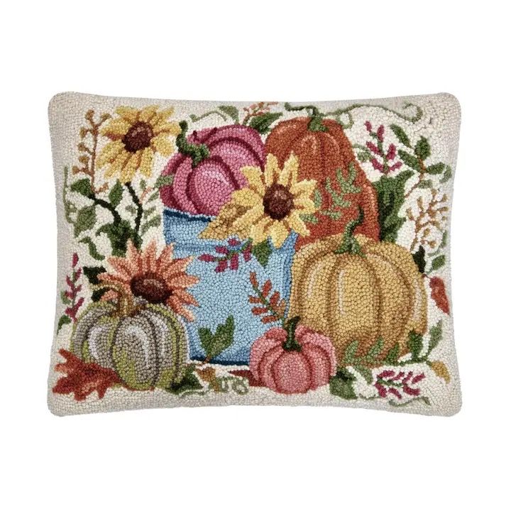 Harvest Pumpkins Hook Pillow
