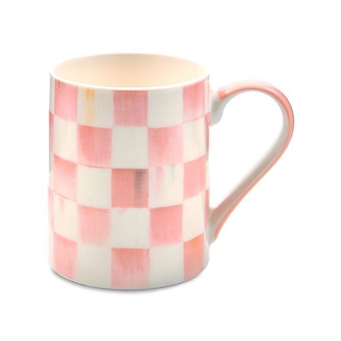 Rosy Check Stoneware Mug