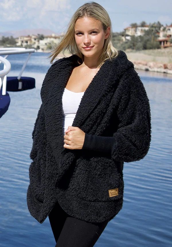 Nordic Beach Black Licorice Sherpa