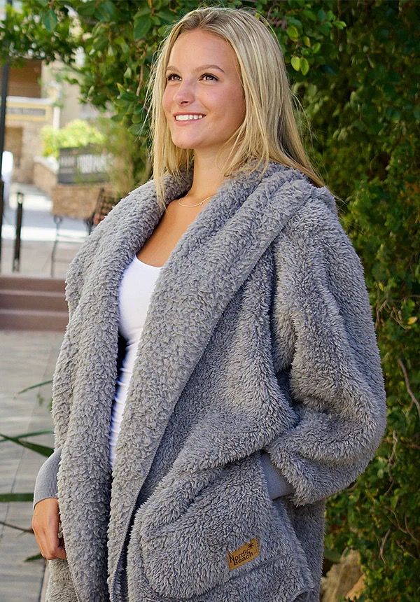 Nordic Beach Grey Kitten Sherpa