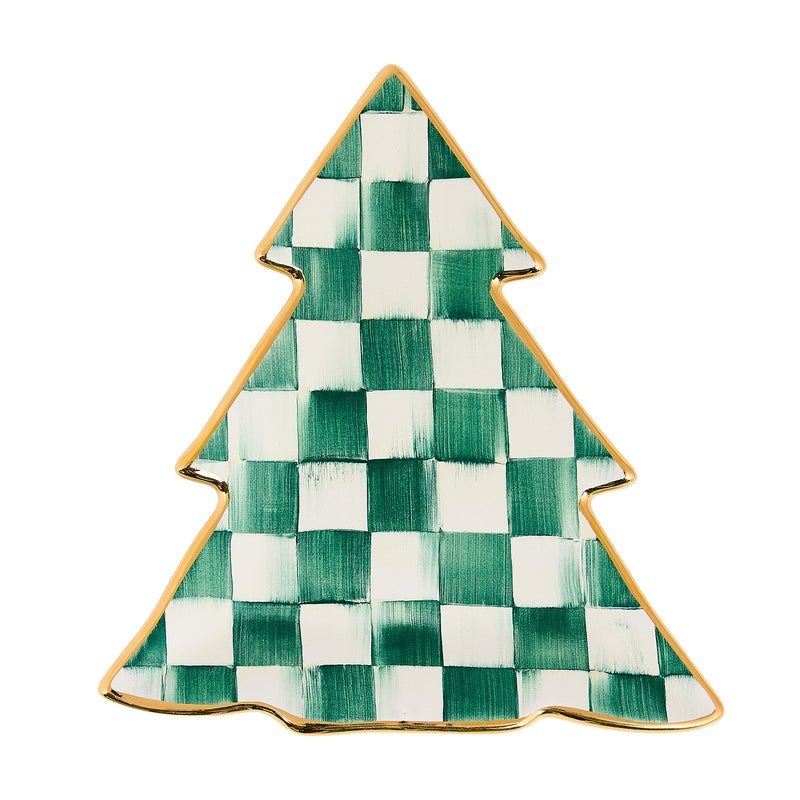 Spruce Check Tree Dish