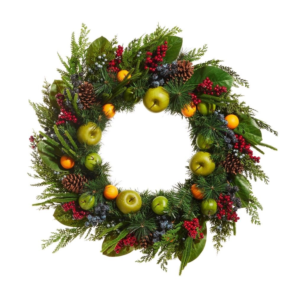 33&quot; Mixed Fruit Wreath
