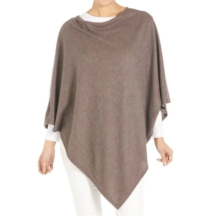 Asymmetrical Poncho Brown