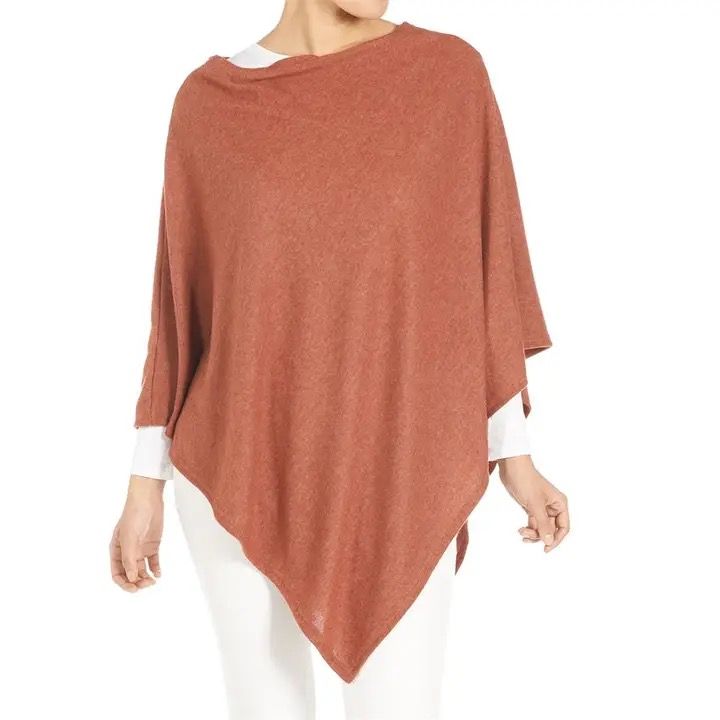 Asymmetrical Poncho Rust