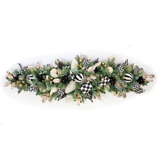 Courtly Noel Illuminated Mantel Arrangement