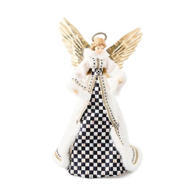 Courtly Noel Fabric Angel Tree Topper