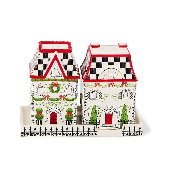 Holly Village Salt &amp; Pepper Set