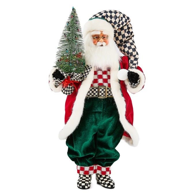 Check It Out Fabric Santa w Tree