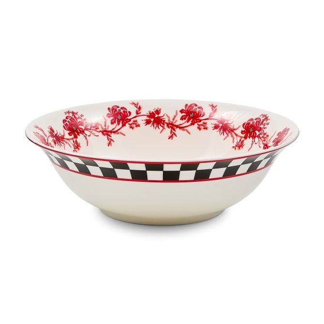 Cardinal Toile Serving Bowl
