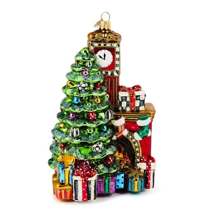 Glass Ornament- Fireplace