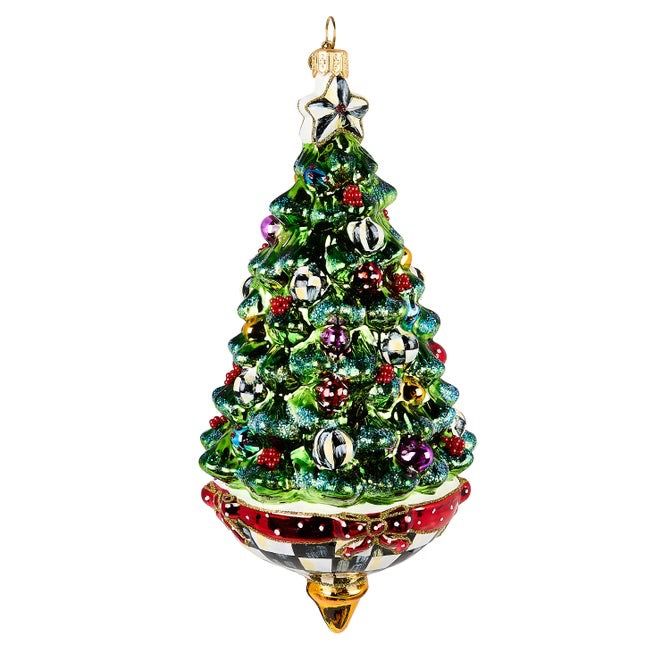Glass Ornament- Tree Spinning Top