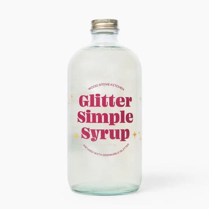 GLITTER SIMPLE SYRUP 16 OZ.