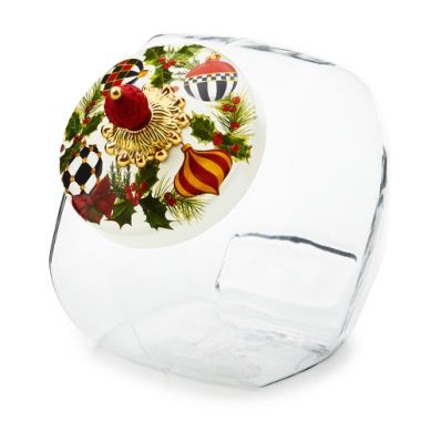 Cookie Jar w Deck the Halls Lid