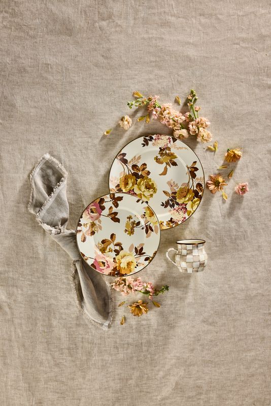 Wild Rose White Charger/Plate