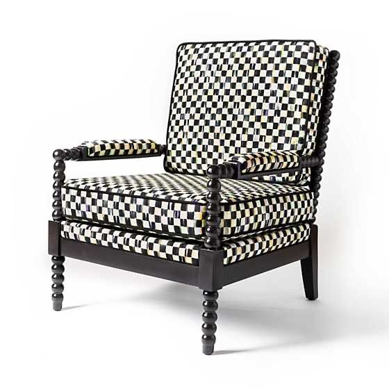 Spindle Check Outdoor Chair