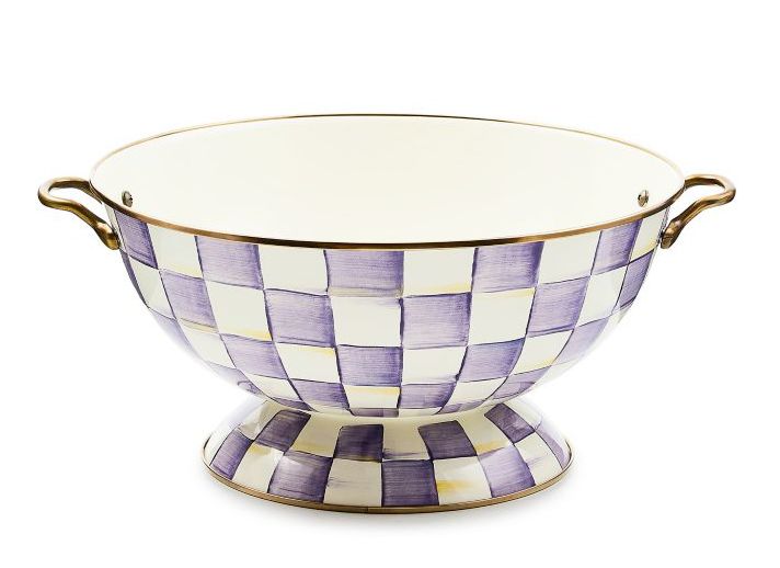 Violet Check Everything Bowl