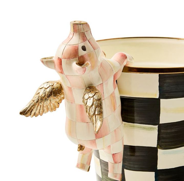 Rosy Check Flying Pig Pot Climber