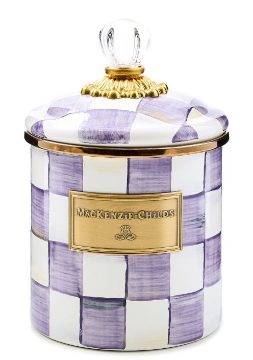 Violet Check Small Canister