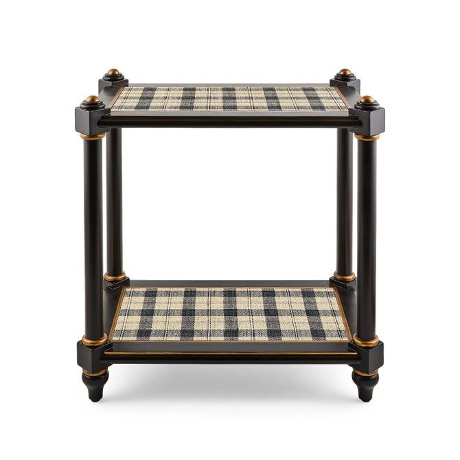 Mad for Plaid Accent Table