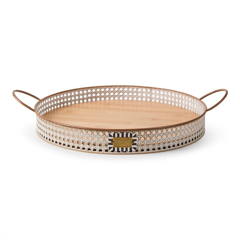 Cane Large Serving Tray