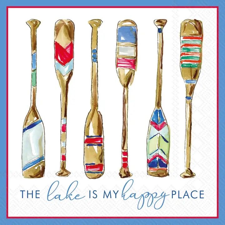 Cocktail Napkins- Happy Place