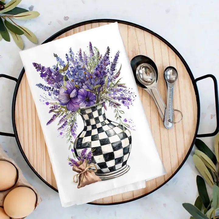 Lavender Tea Towel