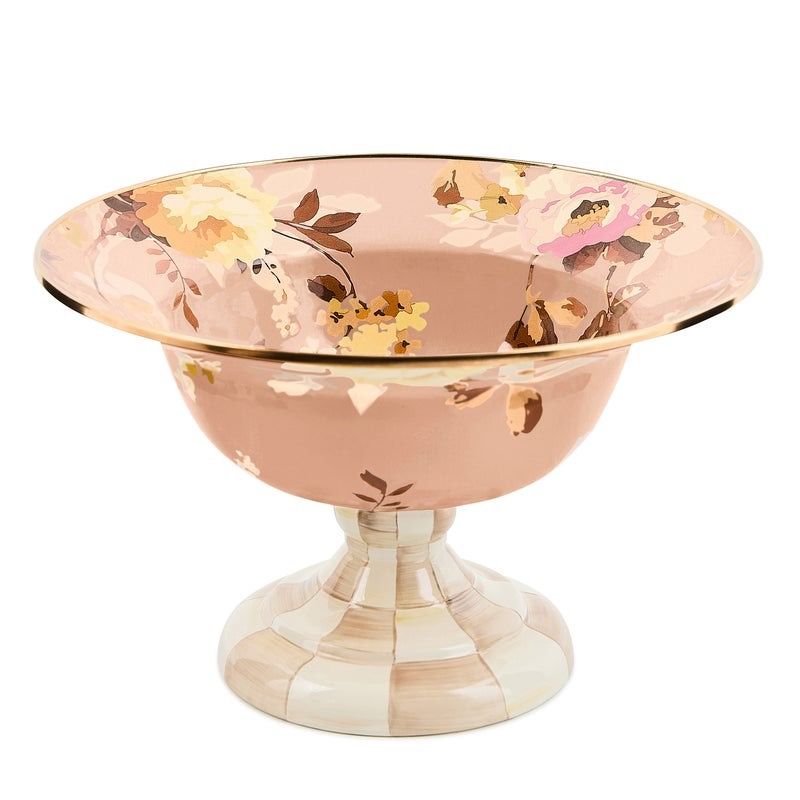 Wild Rose Mauve Large Compote