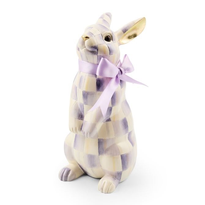 Violet Check Standing Bunny