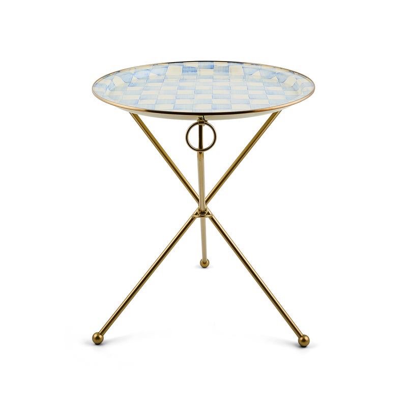 Sky Check Tilt Accent Table