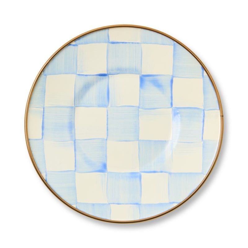 Sky Check Salad/Dessert Plate