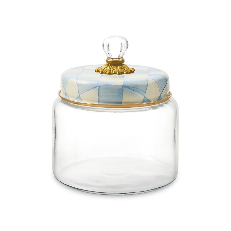 Sky Check Medium Kitchen Canister