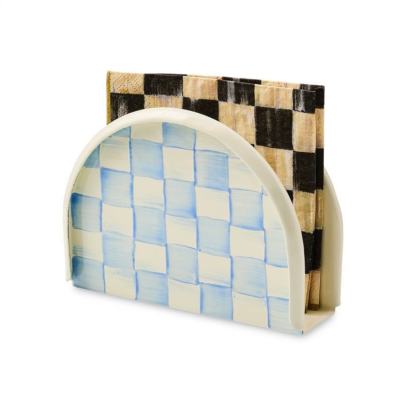 Sky Check Napkin Holder
