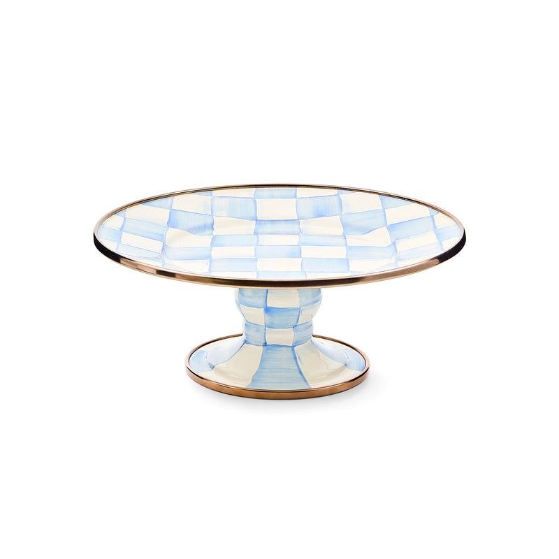 Sky Check Mini Pedestal Platter