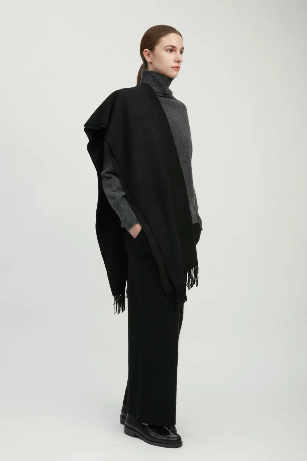Mongol Soft Scarf Black