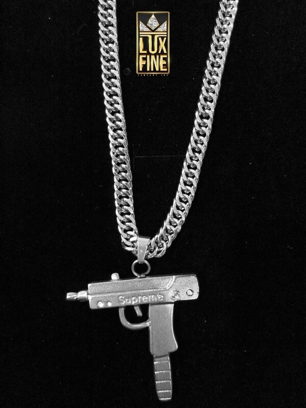 CADENA FINE + DIJE AK 47 SUPREME