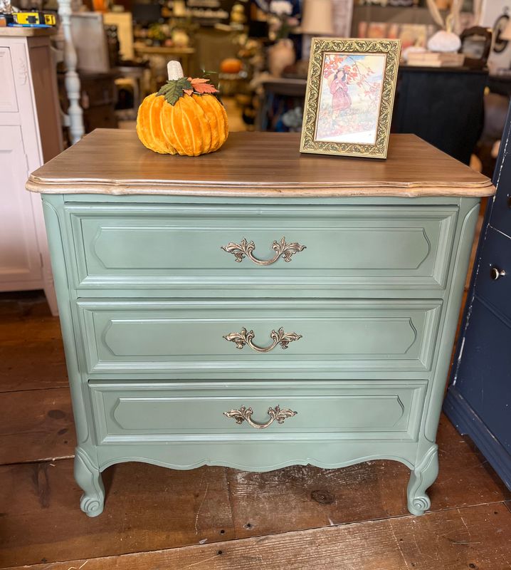 Three Drawer Dresser &amp; End Table