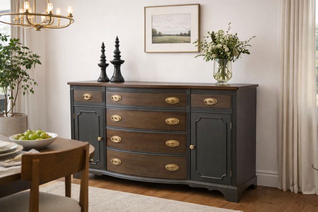 Stunning Mahogany Buffet