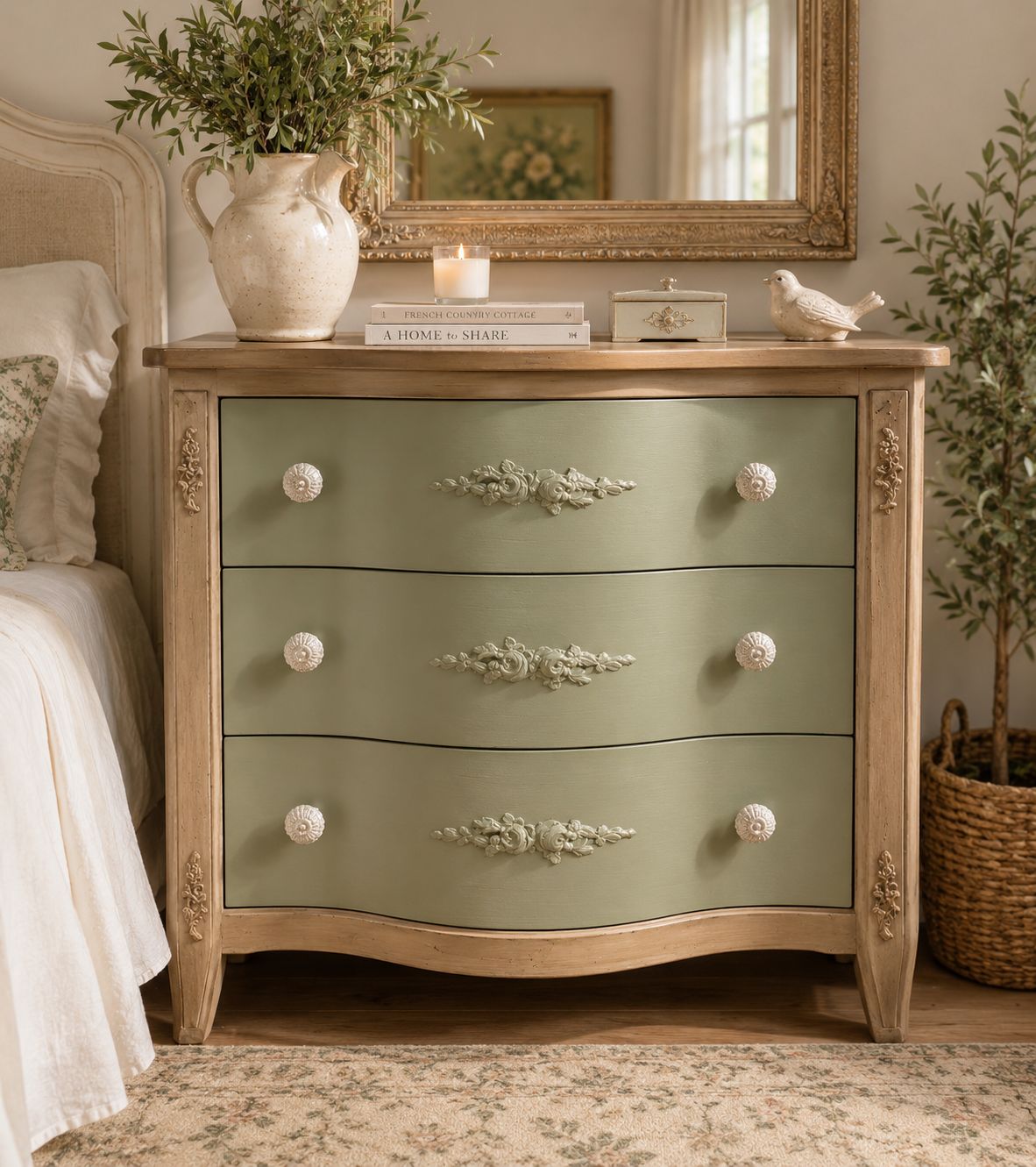 THREE DRAWER DRESSER