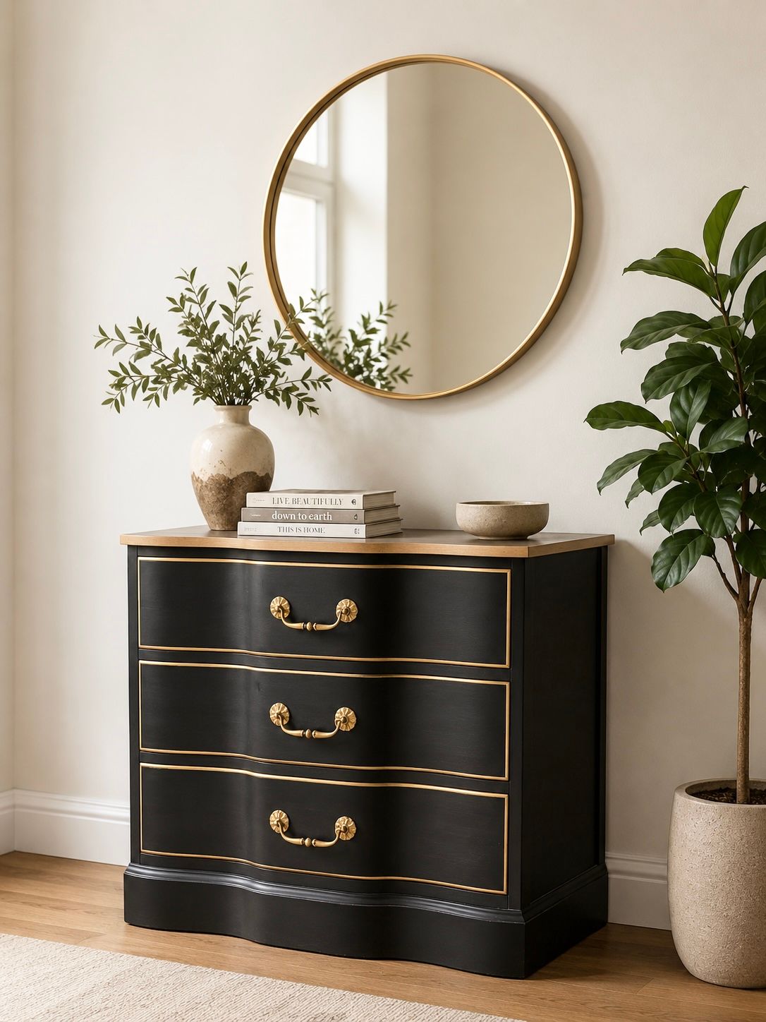 STONE TOP DRESSER