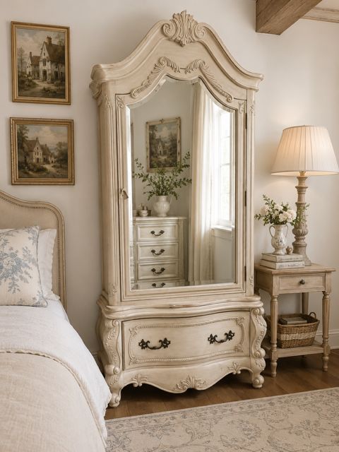 STUNNING FRENCH STYLE ARMOIRE