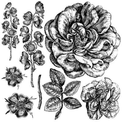 Lady of Shalott   - 2021 RETIRED DECOR STAMP  2 Stamp Set