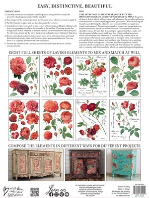 "Redoute II" ~  2021 IOD Decor Transfer  8  amazing sheets
