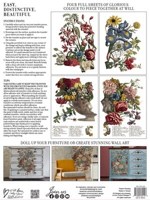 "June ~ Ode To Henry Fletcher"  2021 IOD Decor Transfer ~ 4 sheets