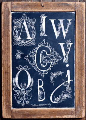 "Alphabellies"  2021 IOD Decor  Stamp ~   1 sheet   ~