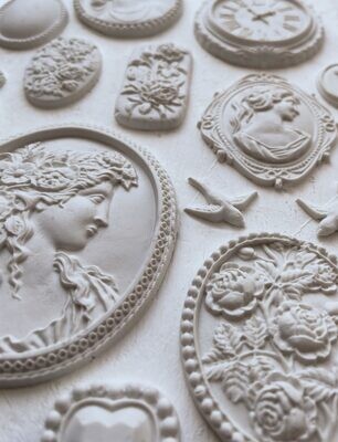 Cameos    IOD  Mould  6X10