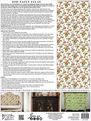 PAINT INLAY / "FLORAL CHINTZ"