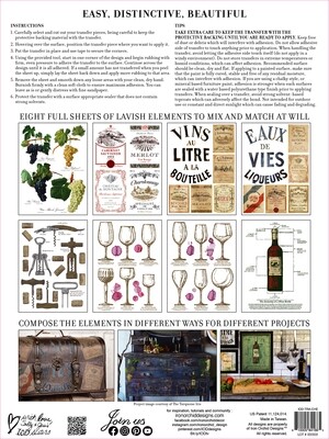 CHEERS 12x16 Pad™ 8 sheets IOD Decor Transfer -