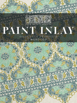 PAINT INLAY &quot; MOROCCO&quot; 12×16 PAD  8pgs