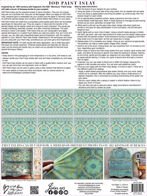 PAINT INLAY " MOROCCO" 12×16 PAD  8pgs